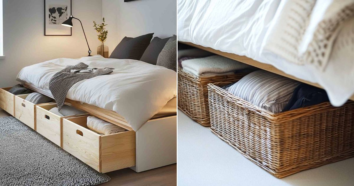Beautiful view of Essential Underbed Storage For Living Room