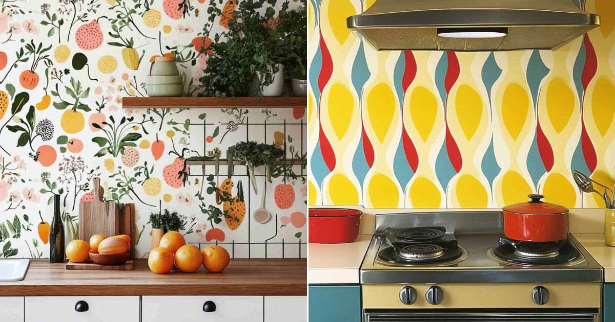 25 Best Kitchen Wallpaper Ideas to Elevate Your Space!
