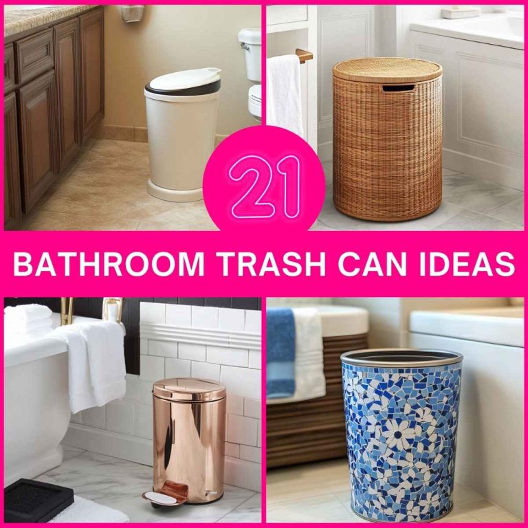 21 Creative Bathroom Trash Can Ideas to Match Any Style