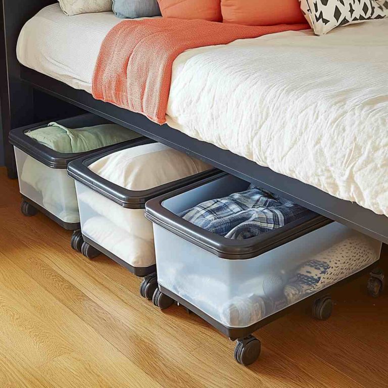 20 Brilliant Under Bed Storage Ideas to Help You Stay Organized