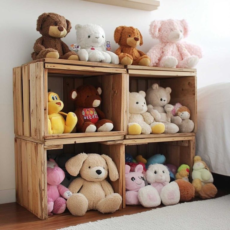 21 Simple Stuffed Animal Storage Ideas That Kids Will Love
