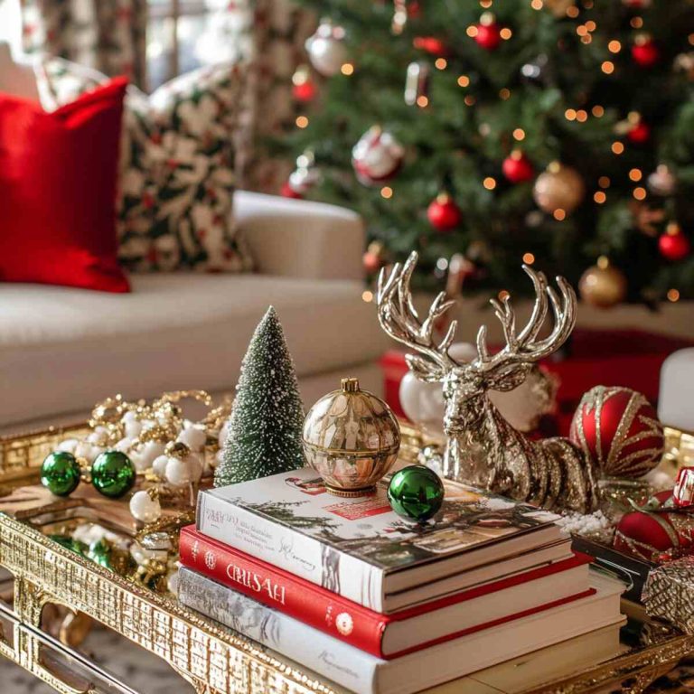 25 Easy Christmas Coffee Table Decor Ideas for a Cozy Holiday Touch