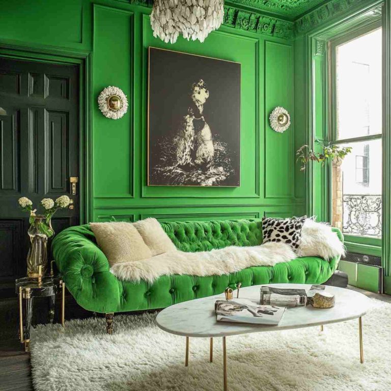 21 Gorgeous Green Couch Living Room Ideas You’ll Love