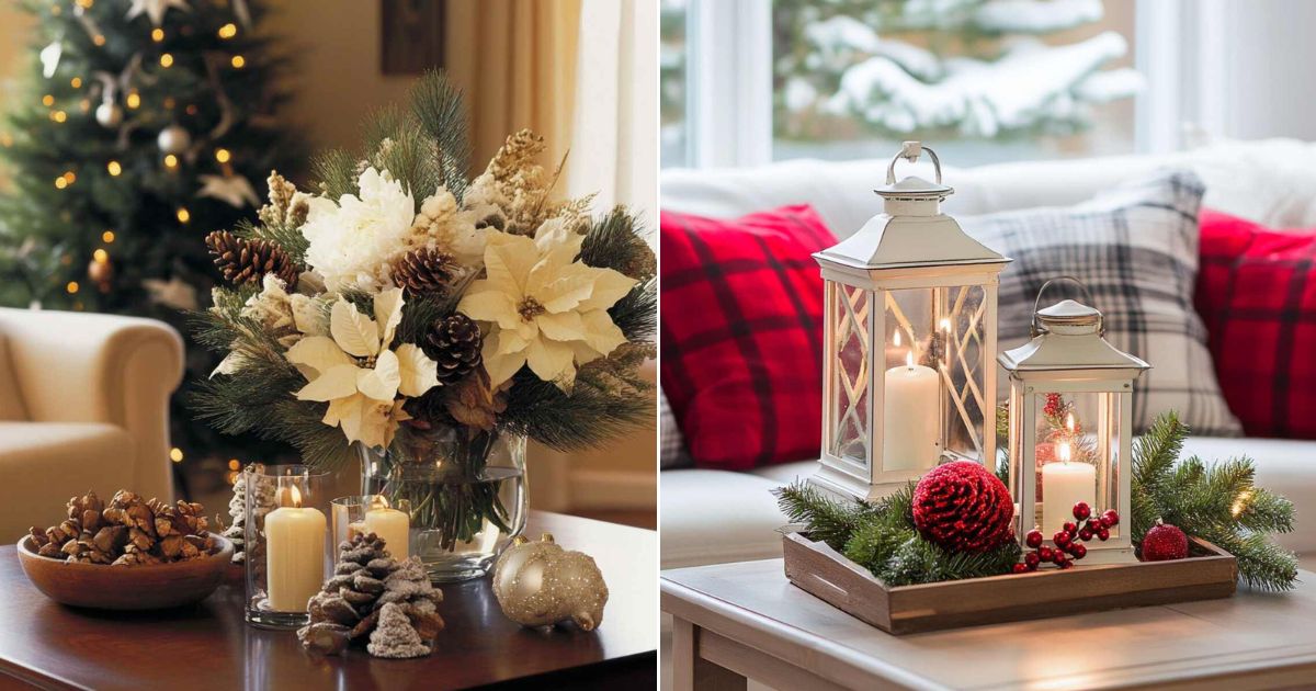 25 Easy Christmas Coffee Table Decor Ideas for a Cozy Holiday Touch