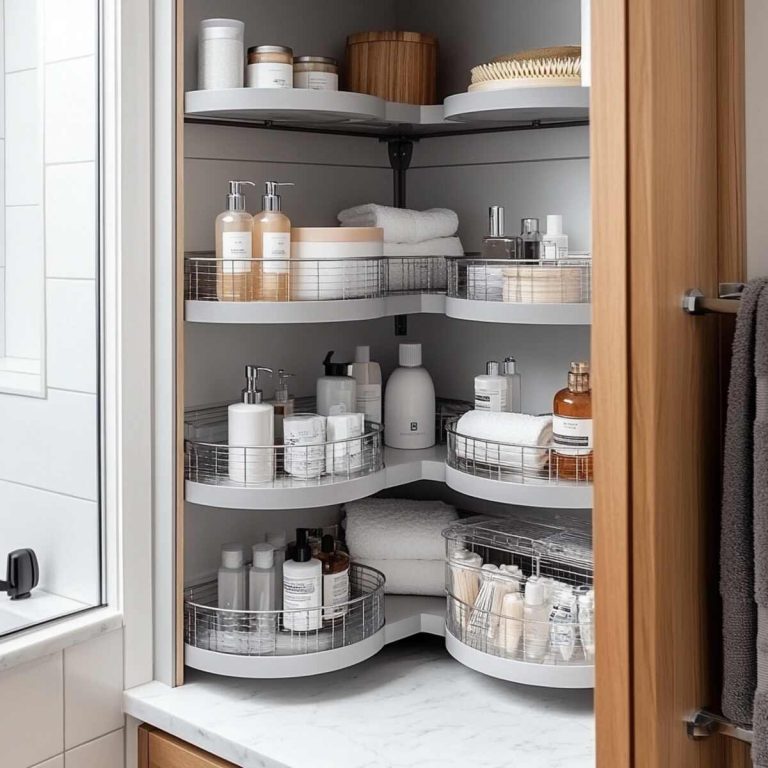 20 Affordable Bathroom Closet Organization Ideas