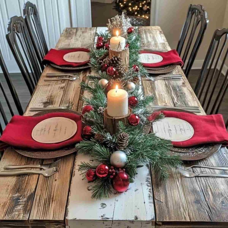 21 Christmas Table Runner Ideas For A Festive Holiday Table 21-christmas-table-runner-ideas-for-a-festive-holiday-table