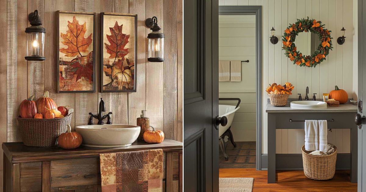 25 Cozy Fall Bathroom Decor Ideas to Warm Up Your Space!