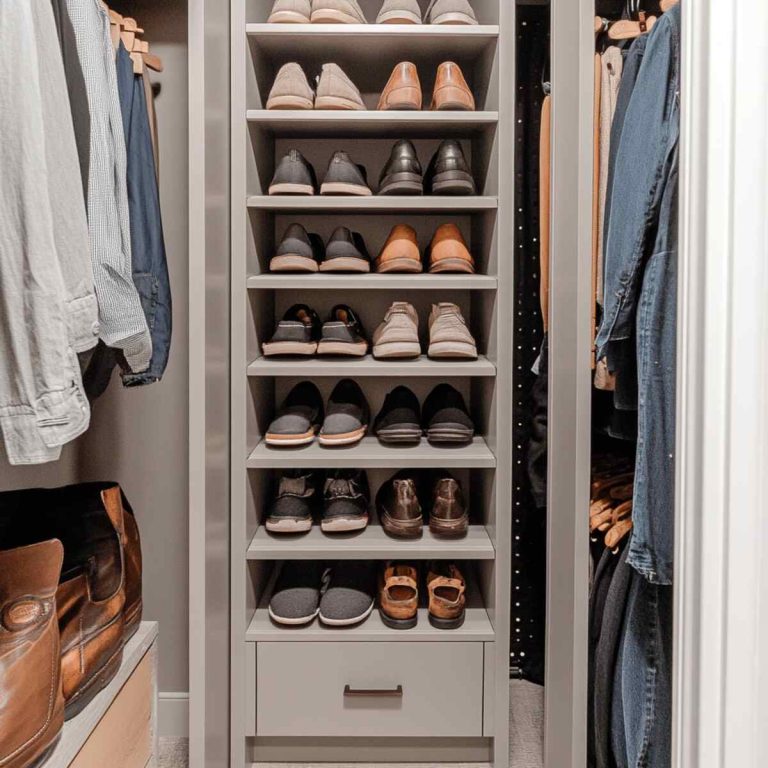 21 Space-Saving Shoe Organization Ideas for Small Closets