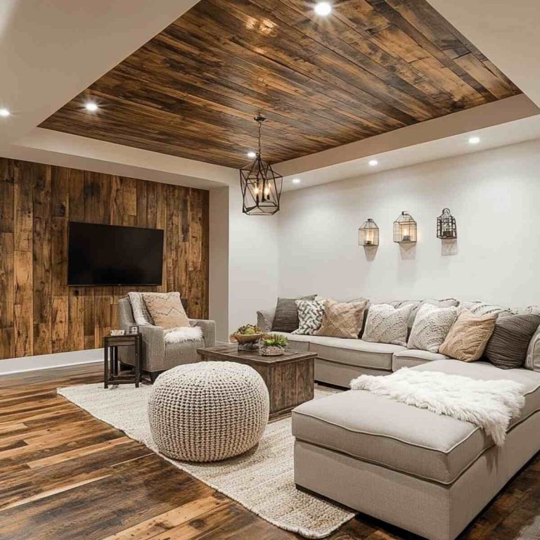 20 Easy and Affordable Basement Ceiling Ideas