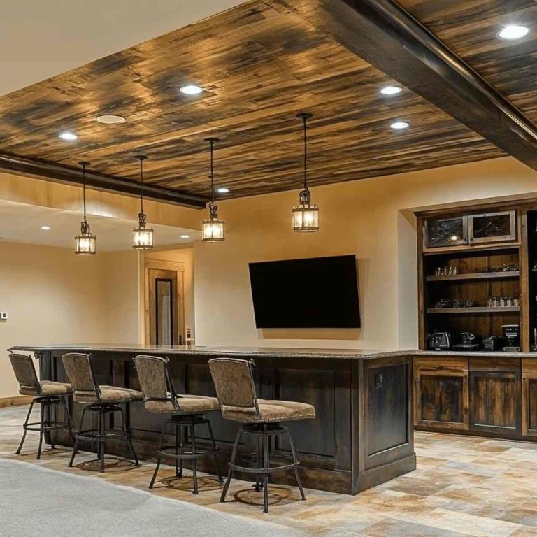 20 Easy and Affordable Basement Ceiling Ideas