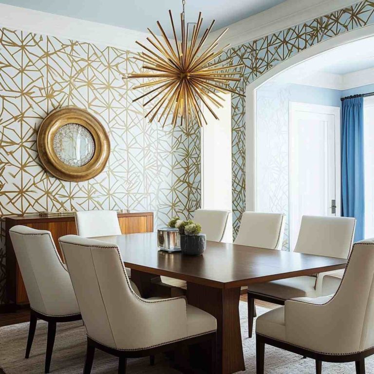 25 Creative Dining Room Wallpaper Ideas You’ll Absolutely Love