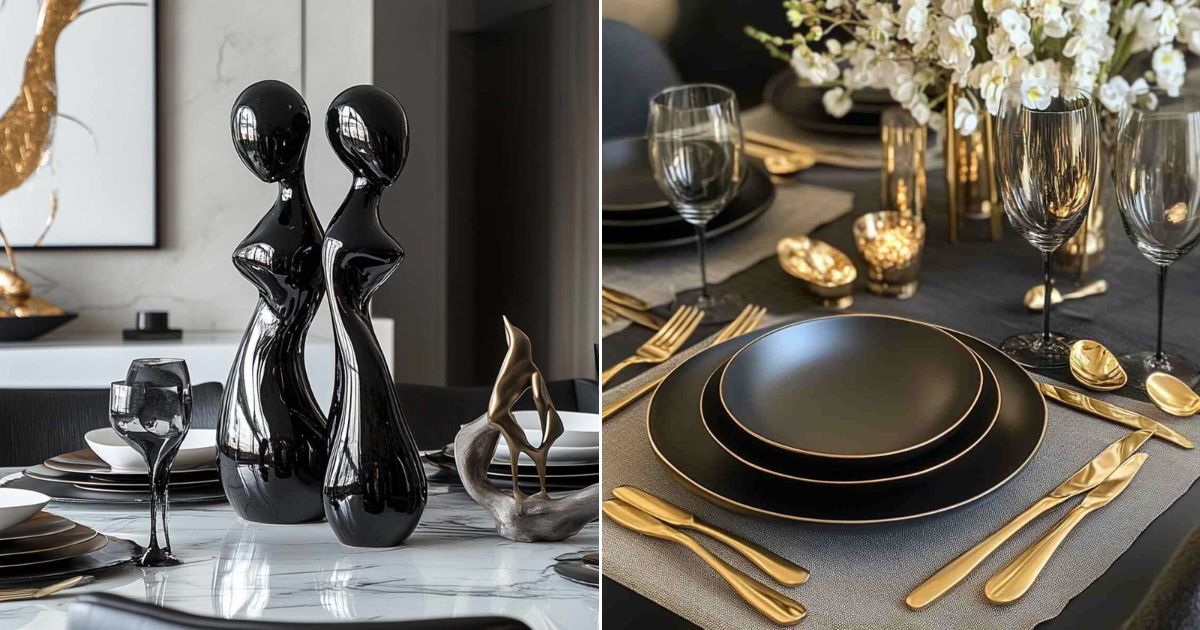 20 Black Dining Table Decor Ideas That Will Impress Your Guests