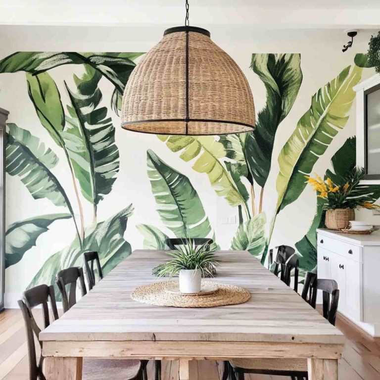 25 Creative Dining Room Wallpaper Ideas You’ll Absolutely Love