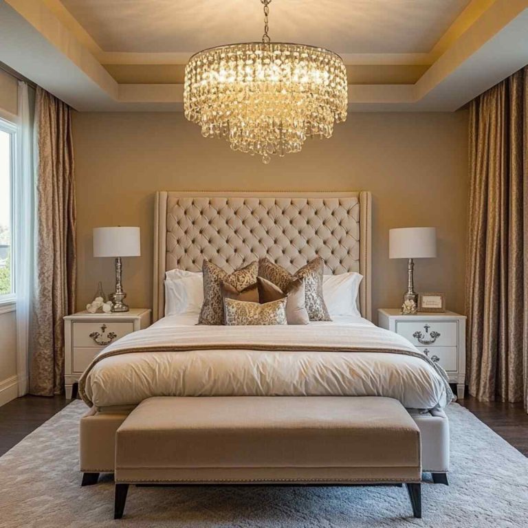 19 Bedroom Chandelier Ideas to Make Your Bedroom Shine