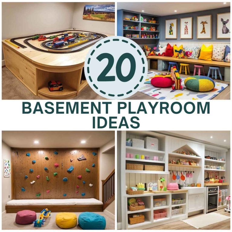 20 Basement Playroom Ideas for Active and Quiet Play