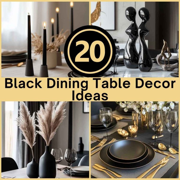 Stylish Black Kitchen Table Decor: Modern & Timeless Ideas for Your Dining Space