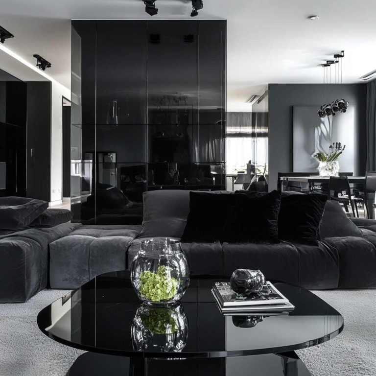 23 Elegant and Stylish Black Living Room Designs You’ll Love