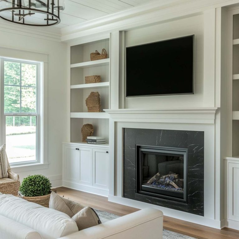 21 Modern and Classic Living Room Fireplace Ideas for Perfect Ambiance