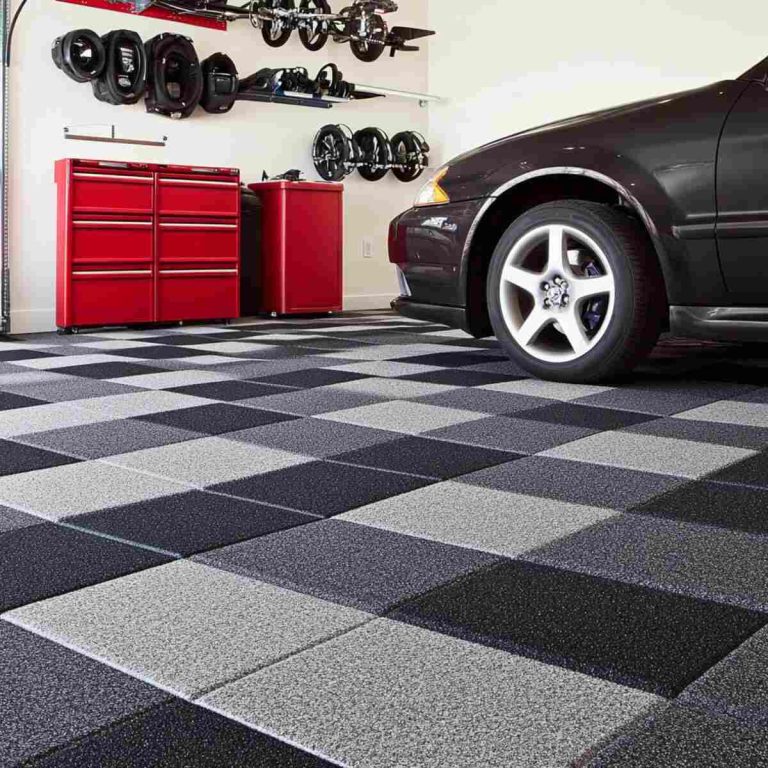 21 Stylish and Durable Garage Floor Ideas You’ll Love