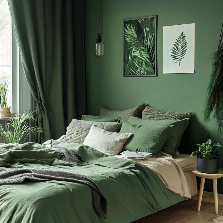 25 Simple and Beautiful Green Bedroom Ideas You’ll Love