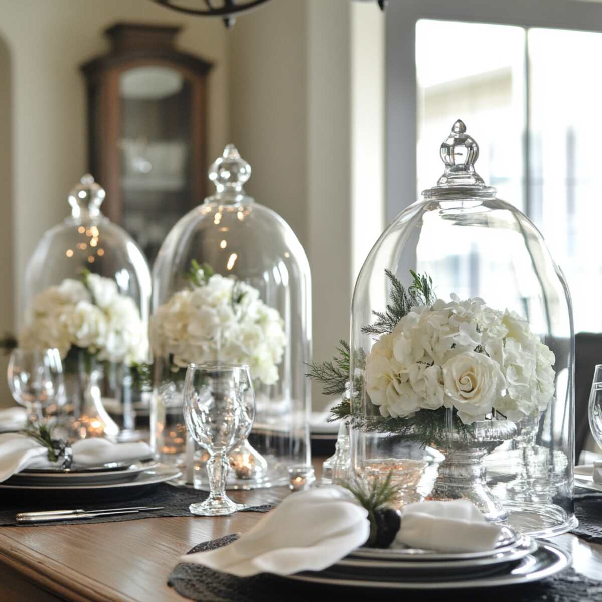 Decorative glass cloches