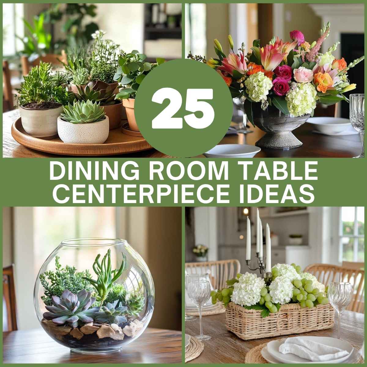 25 Creative Dining Room Table Centerpiece Ideas For Every Occasion 25 Creative Dining Room Table Centerpiece Ideas For Every Occasion