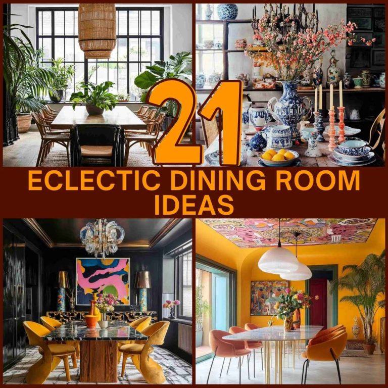 21 Eclectic Dining Room Ideas (Mix & Match Like a Pro!)