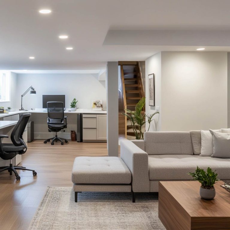 25 Inspiring Basement Office Ideas for a Cozy Workspace