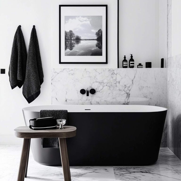 23 Best Black and White Bathroom Ideas You’ll Fall in Love With