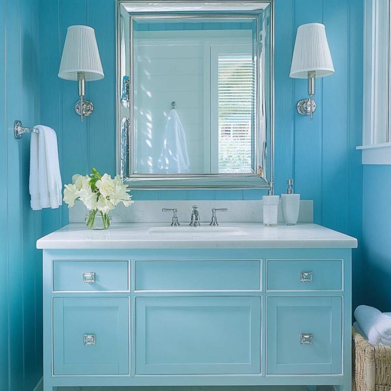 19 Beautiful Blue Bathroom Ideas to Refresh Your Space