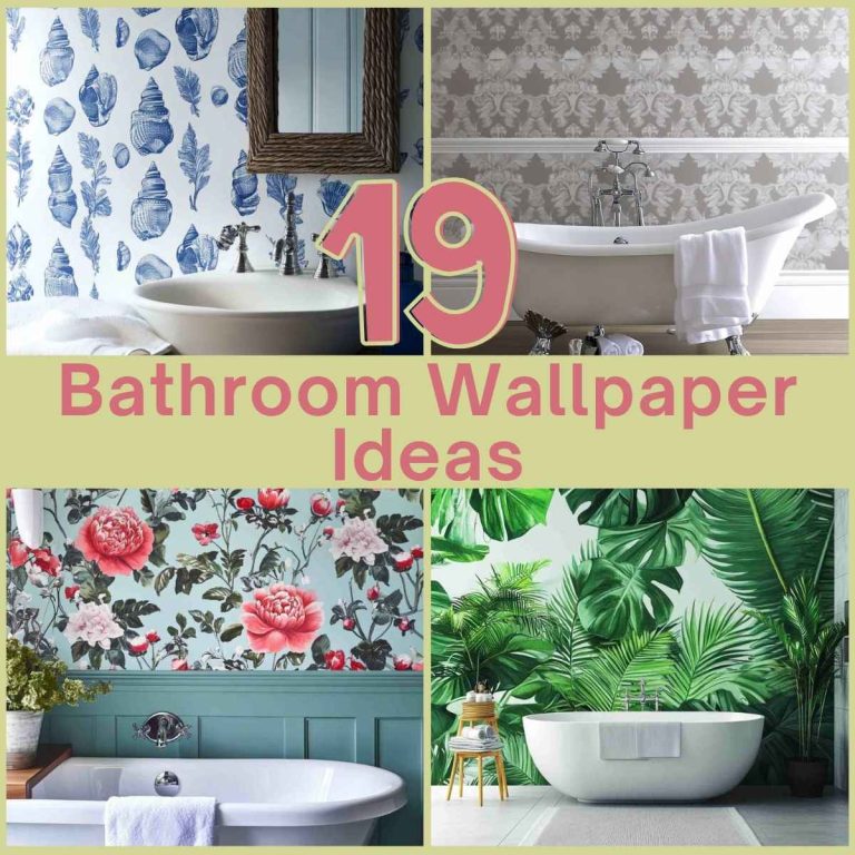 19 Trendy Bathroom Wallpaper Ideas to Try Right Now