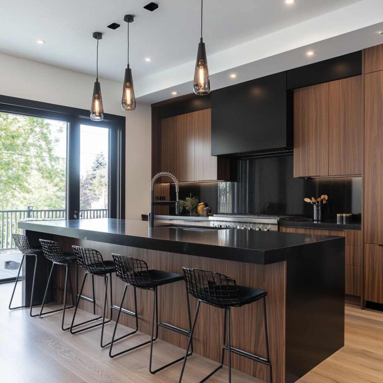 25 Black and Wood Kitchen Ideas That Combine Style and Comfort