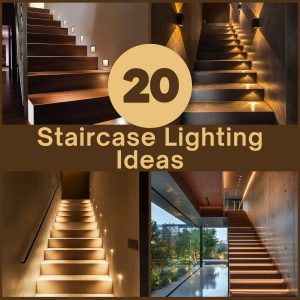 20 Creative Staircase Lighting Ideas to Brighten Up Your Stairs