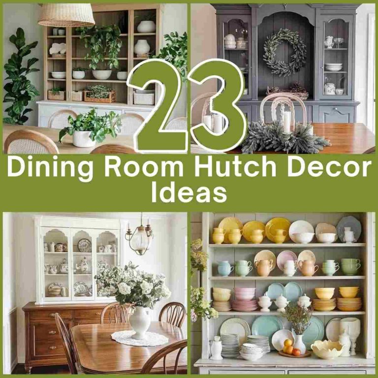 23 Best Dining Room Hutch Decor Ideas You Need to Try!