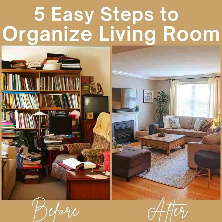 How to Organize Your Living Room in 5 Simple Steps