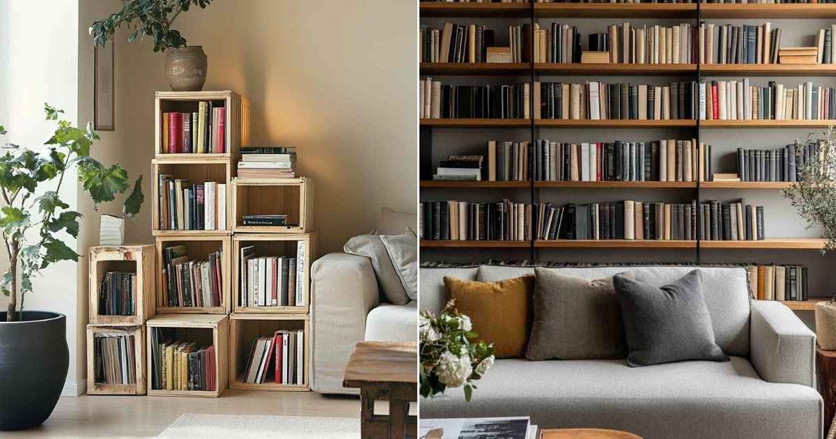 20 Clever Living Room Book Storage Ideas You’ll Love