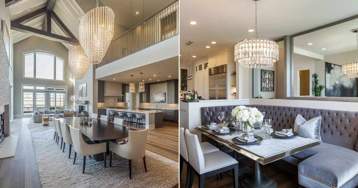 21 Brilliant Open Concept Dining Room Ideas