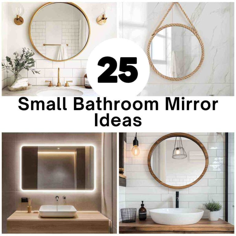 25 Small Bathroom Mirror Ideas That Make a Big Impact