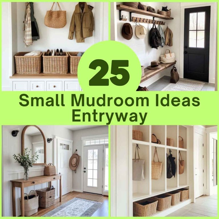 25 Smart Small Mudroom Ideas Entryway to Maximize Your Space