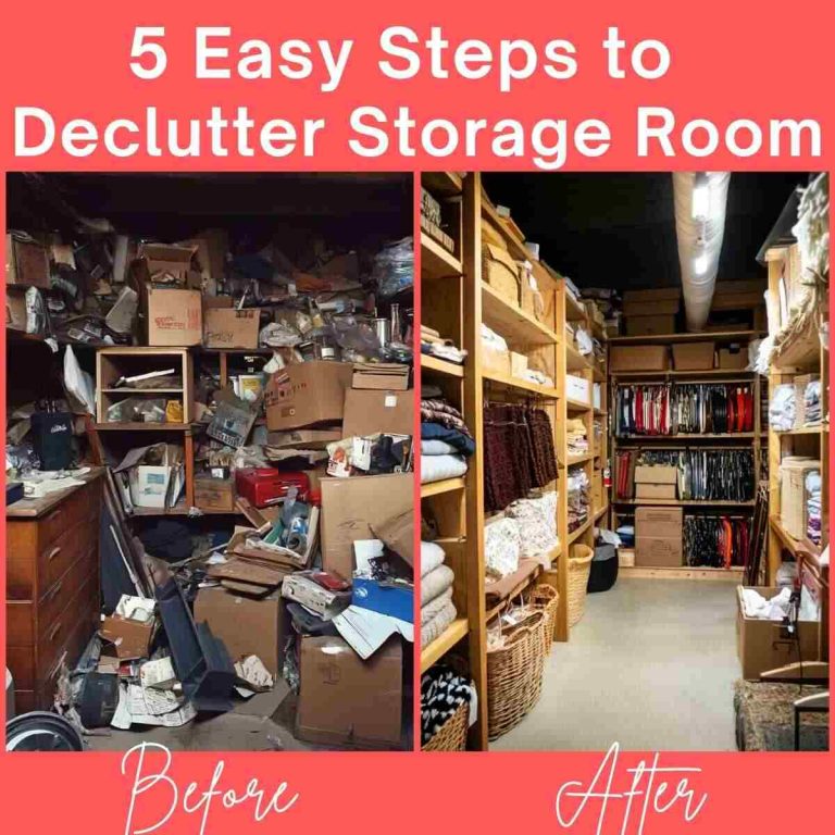 How to Declutter Your Storage Room Even If You Have No Time
