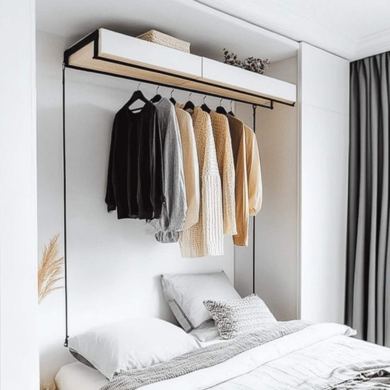 Curated Minimalist Bedroom Storage Ideas Gallery View 31