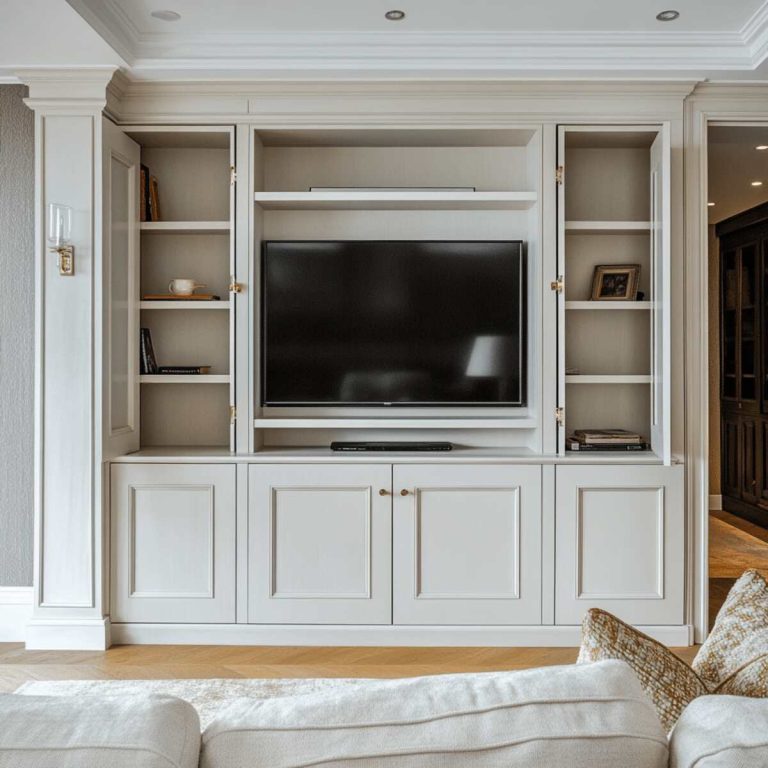 20 Best Hidden Storage Ideas for TV Wall
