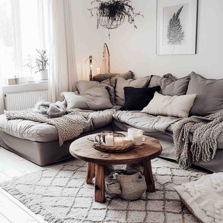 View of 23 Scandinavian Living Room Ideas for a Cozy & Stylish Space