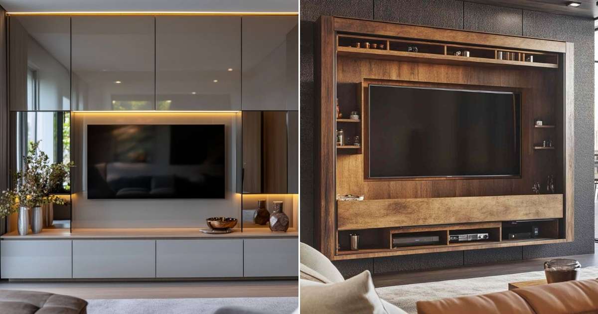 20 Best Hidden Storage Ideas for TV Wall