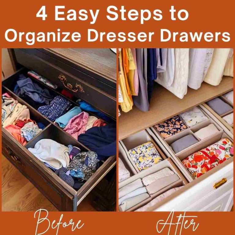 How to Organize Your Dresser Drawers in Just 4 Simple Steps