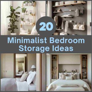 20 Smart Minimalist Bedroom Storage Ideas to Maximize Your Space