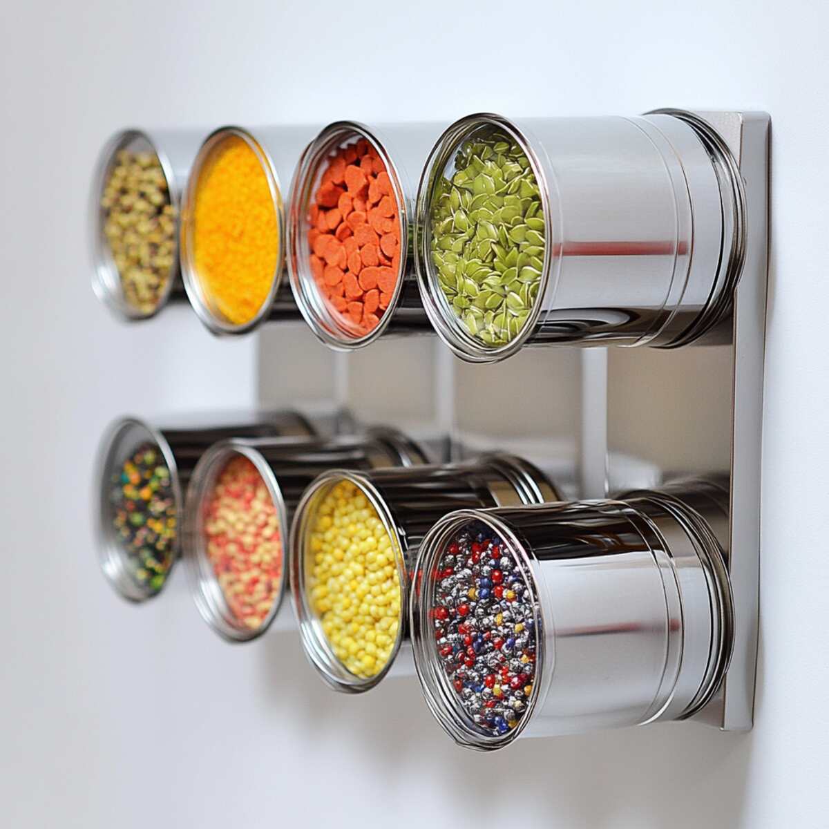2. Magnetic spice rack - Magnetic Wall Storage Ideas