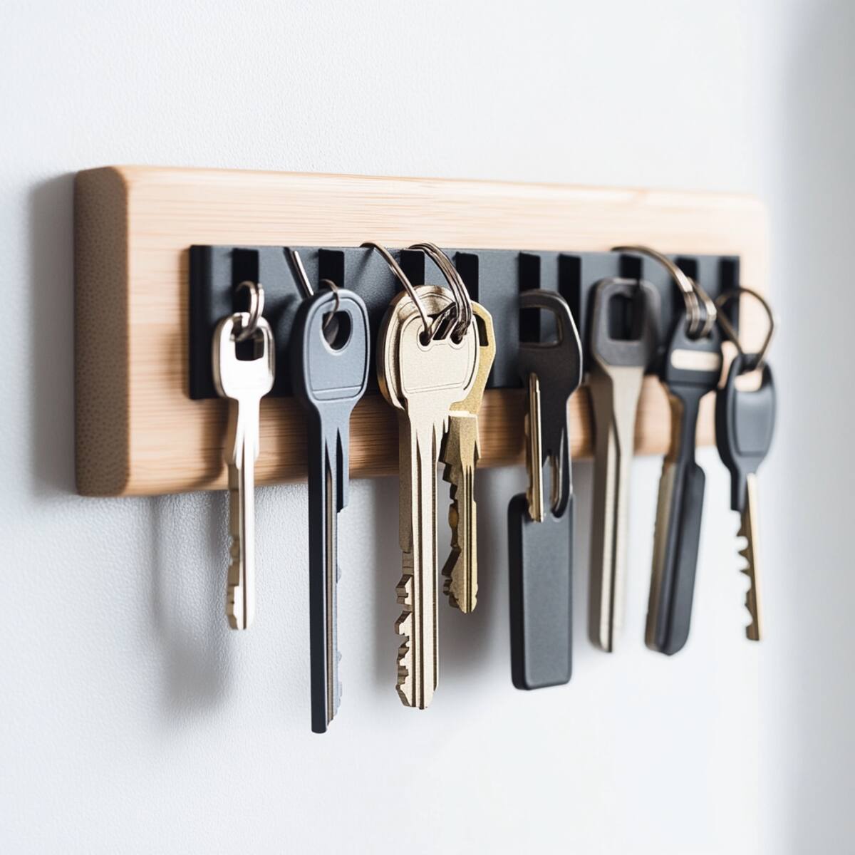 4. Magnetic key holder - Magnetic Wall Storage Ideas