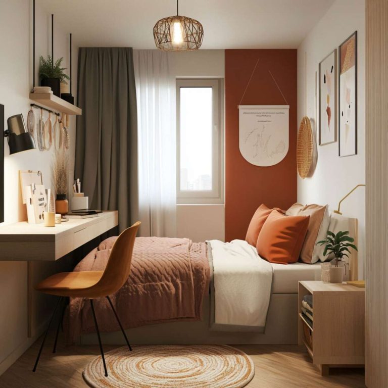 20 Smart Small Bedroom Layout Ideas with Desk