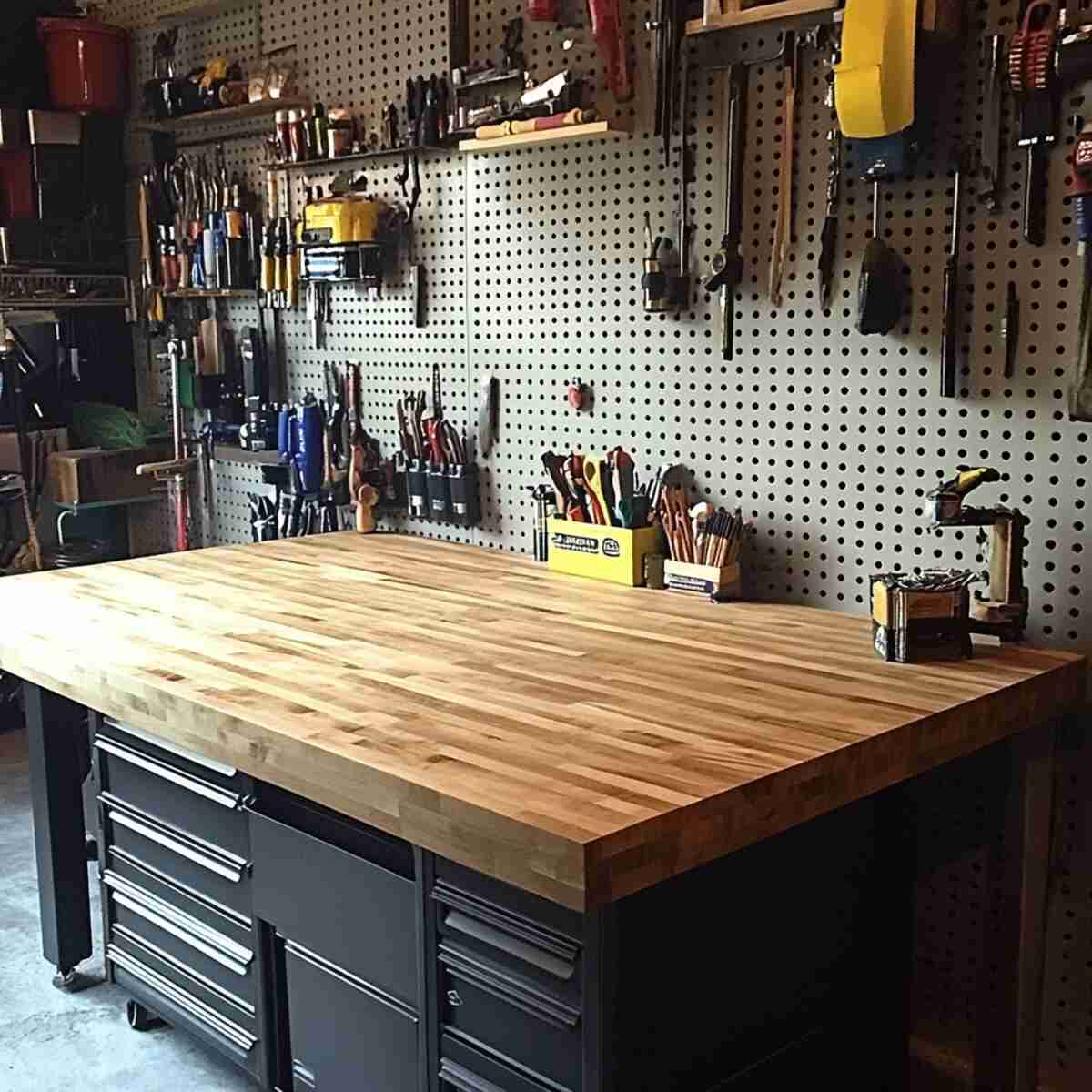 Butcher Block Workbench